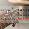 How to tune guitar half a step down